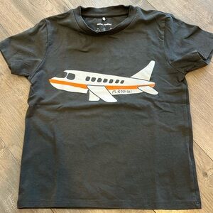 Mini Rodini airplane t shirt- size 7-9